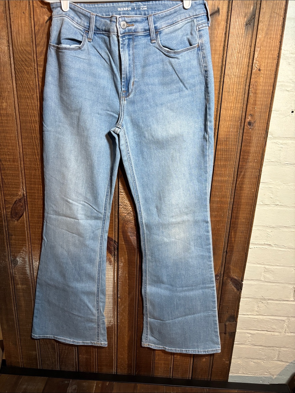 Old Navy Light Blue Flare Jeans for Women